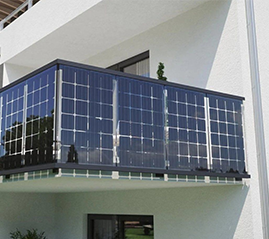 Balkong PV -monteringssystem