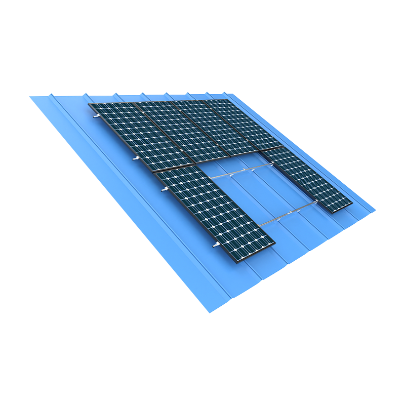 Metalltak PV -montering