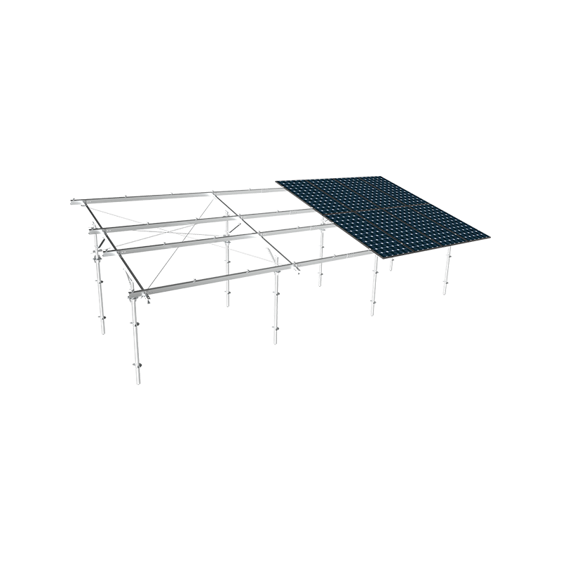 Landbrukssol-hybrid PV-montering